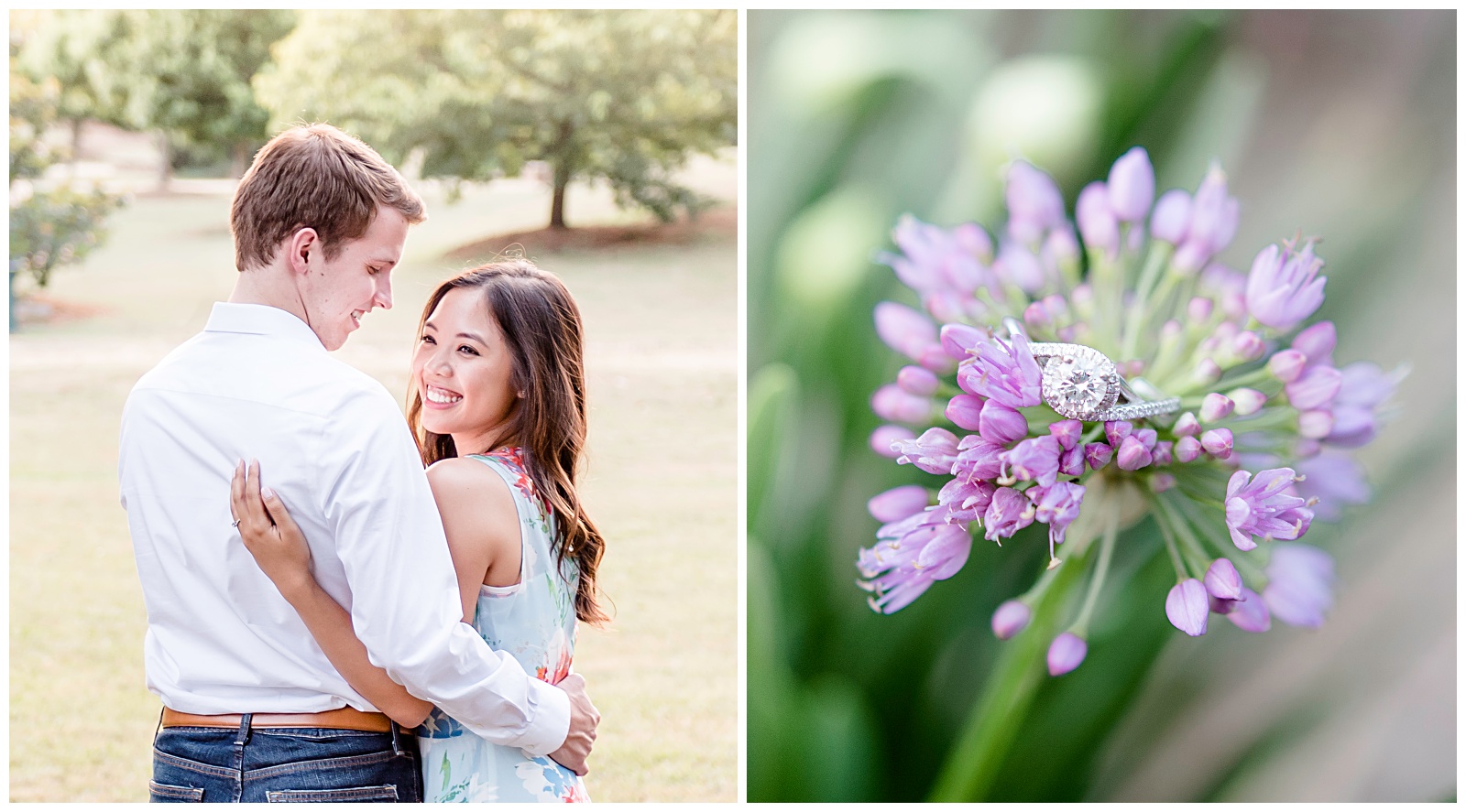 Wake Forest NC Engagement Photographer NC wedding photographer Joyner Park Wake Forest